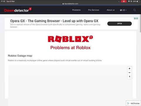 Roblox Is Down Outage Youtube