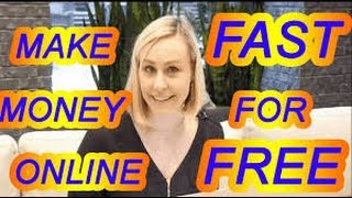 Making Money Online Fast And Free - Best Way To Make Money Online $899 A Week