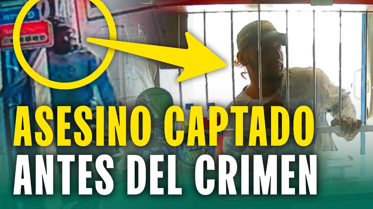 Ingresan a botica y matan a joven que abría el local: Cámaras captan la identidad del asesino