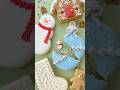 パカッ!スノーマンが飛び出すオーナメントクッキー⛄️🍪#アイシングクッキー