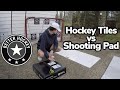 Hockey tiles vs shooting pad better hockey  alex mcguire