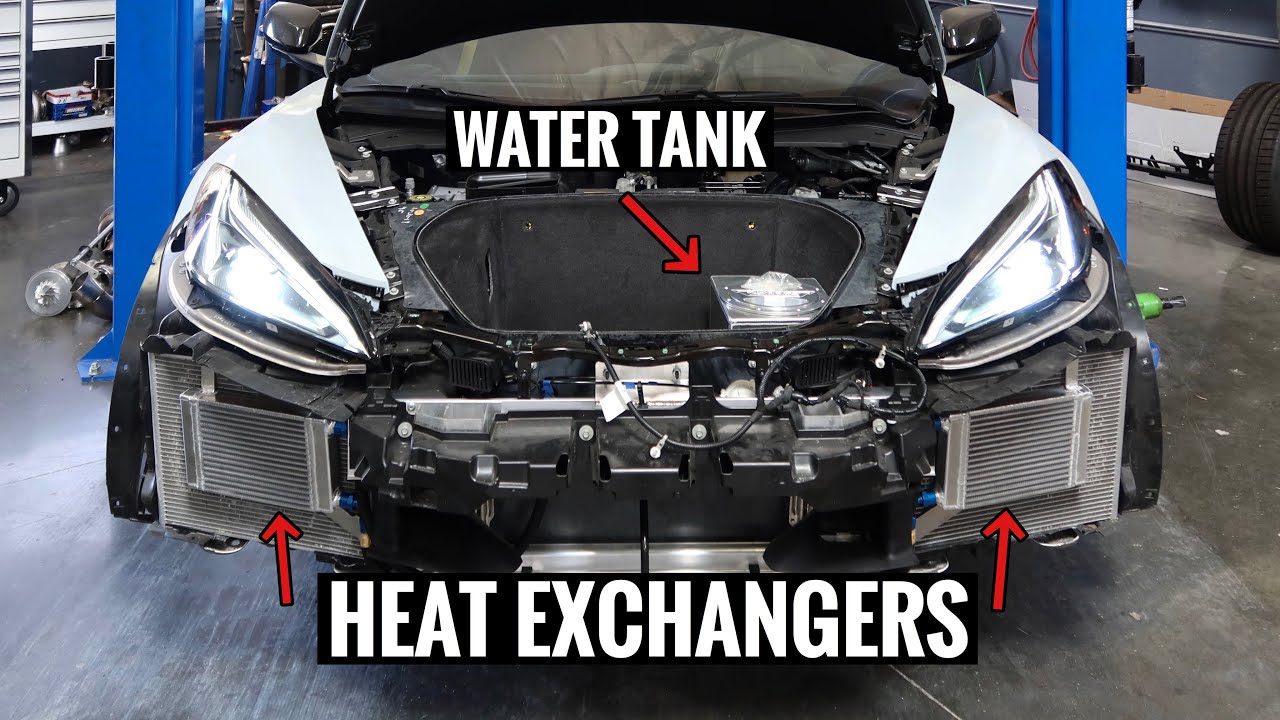 Twin Turbo Corvette Water Cooling System Completed! YouTube