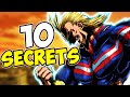 10 secrets que vous ignorez sur all might  yagi toshinori   my hero academia 
