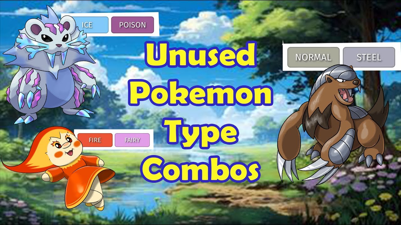 Unused Pokemon Type Combinations - YouTube