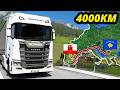 ETS2 Longest Delivery Gibraltar to Kosovo Euro Truck 