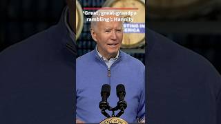 Biden delivers another gaffe-filled speech: Hannity #shorts