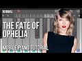How to play The Fate of Ophelia by Taylor Swift on Mobile Piano (Tutorial)