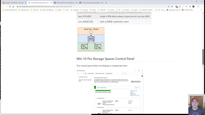 Accelerate storage with SSDs in Windows 10 Storage Pool tiers