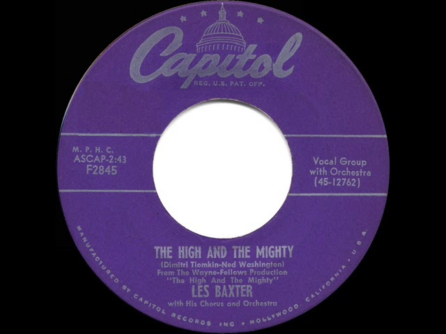 Les Baxter - The High And The Mighty  (1954) INSTRUMENTAL