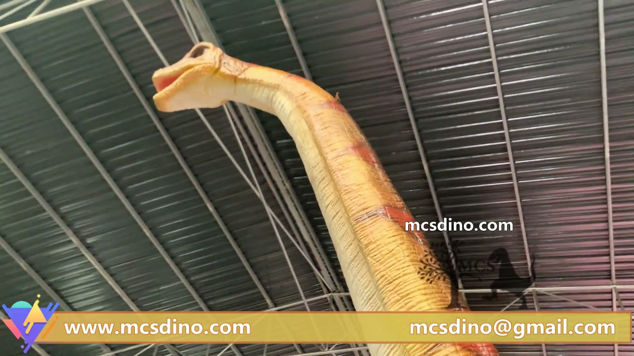 MCSB004C-Brachiosaurus animatronic Dinosaur made by mcsdino