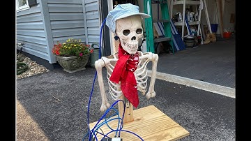 Pneumatic Pop-Up Skeleton