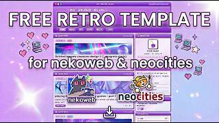 FREE non-generic functional Y2K Retro Blog template + automation guides (For Nekoweb & Neocities)