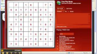 Learning To Play Sudoku: www.usudo.com screenshot 2