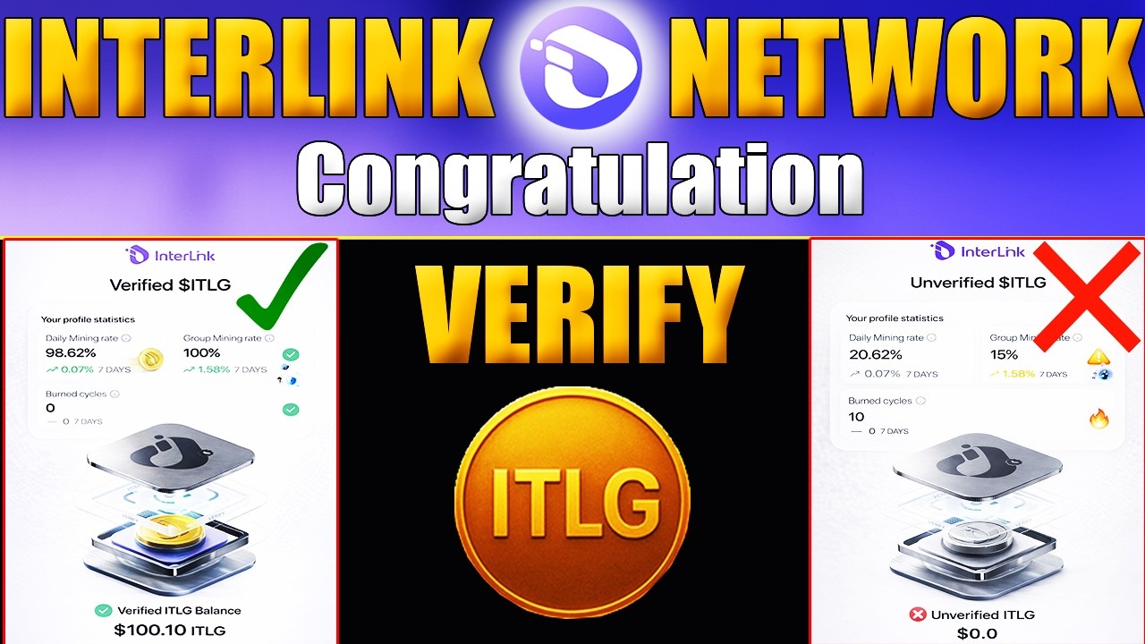 How to verified & Unverified Coin in Interlink Network? | Last Step Before Verification (2026)