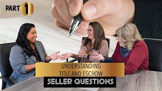 The break down of TITLE AND ESCROW