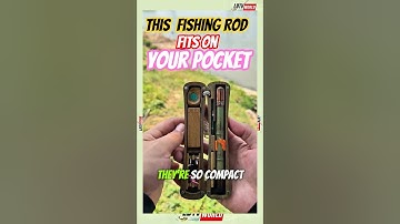 This Fishing Rod Fits in Your Pocket… and Still Works?! #fishing #minirods