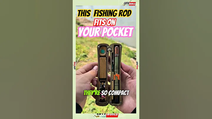 This Fishing Rod Fits in Your Pocket… and Still Works?! #fishing #minirods