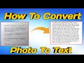 How To Convert Photo/image Into Text On Laptop  #tech #viral #trending #photototext