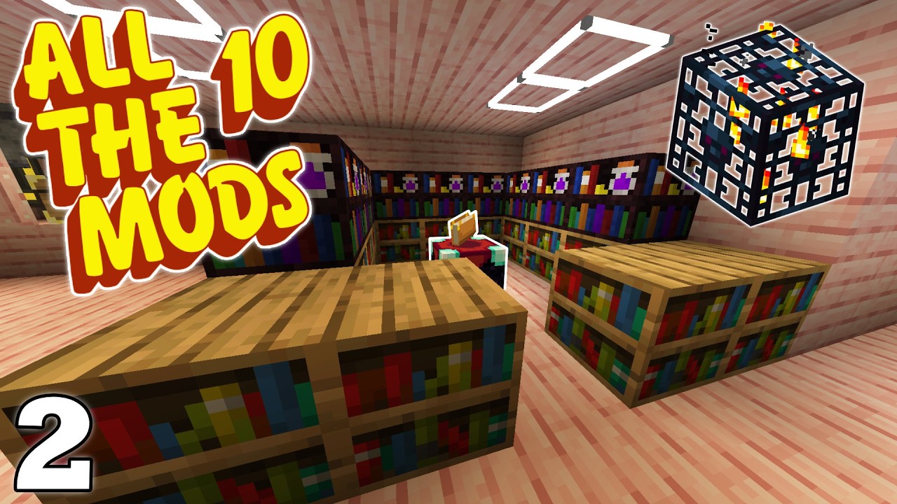All The Mods 10 Modded Minecraft EP2 | Exploring Apotheosis Mob Farms & Enchanting