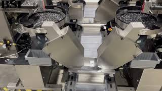 Refurbished 6-counter Fastener Kit Packaging Line with VFFS Bagger Wealth