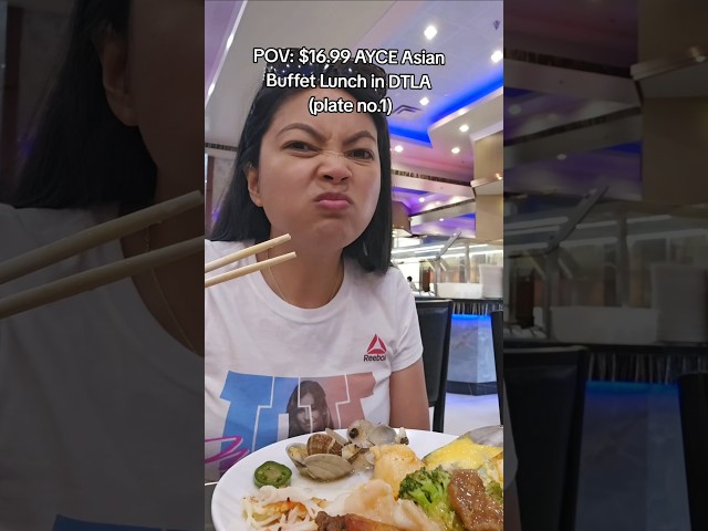 Eating at an Asian Buffet