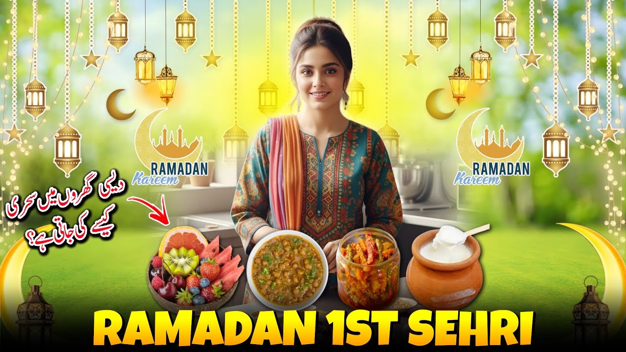 Ramadan 1st Sehri Done 😍✨ How We Make Sehri In Desi Homes | Ramadan Special | Khana Pakana With Zee