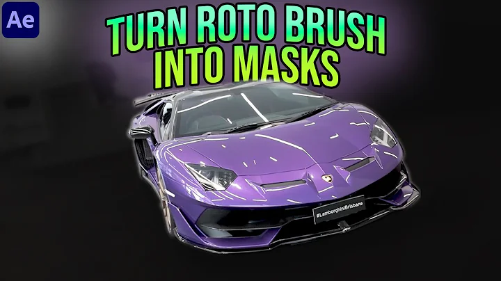 How to Turn Roto Brush into Masks in After Effects