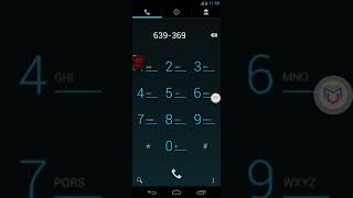 how to dial on Android 4.2.2 Profile