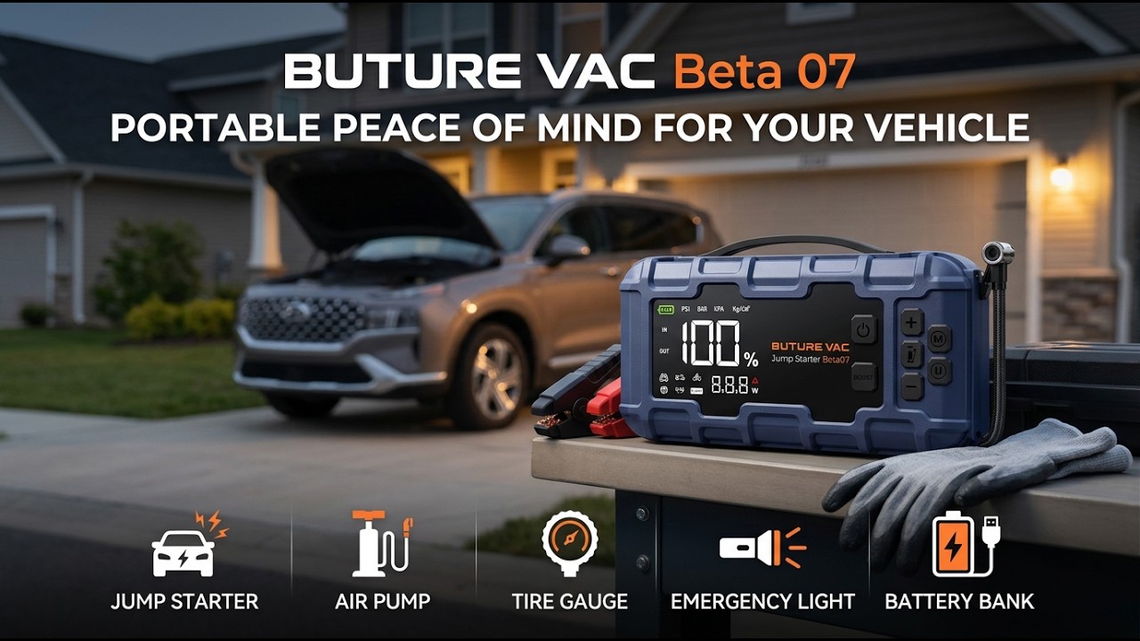 Buture Beta07: The All-In-One Car Gadget You Need In Your Trunk!