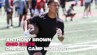 Anthony Brown: In-state Buckeyes wide receiver target works out at Ohio State camp