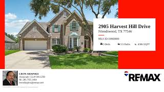 2905 Harvest Hill Dr, Friendswood, TX 77546 2905 Harvest Hill Dr, Friendswood, TX 77546