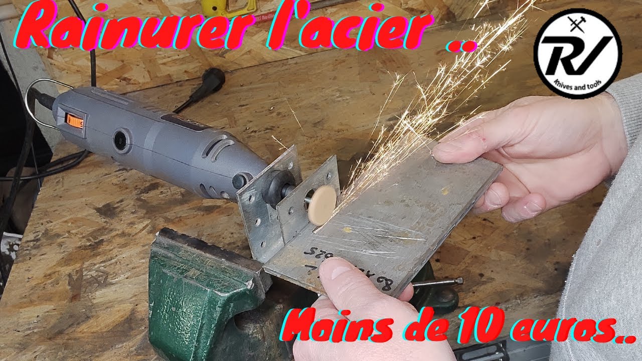Outils De Rainurage à Main En Acier Inoxydable - 4 Profils Pour Finition Béton, Plâtre, Stuc, Poignée Ergonomique