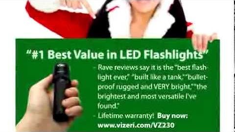 Compact LED Flashlight Makes The Perfect Christmas Present For Rugged Men.