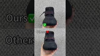 Real Vs Fake Triple Black Yeezy 350 Boost #shorts #sneakerhead #viral