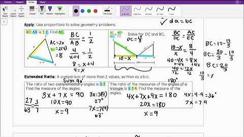 Ratios, Proportions, and Similar Polygons