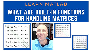 What are built-in functions for handling matrices