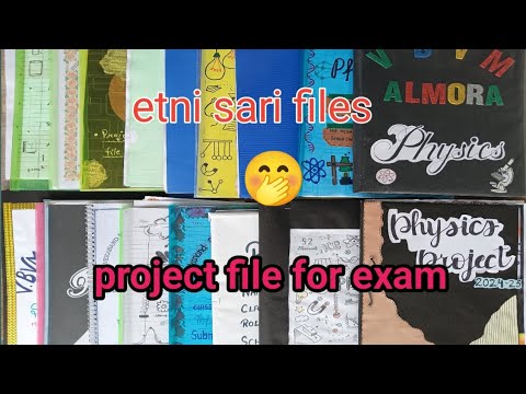 Project files for exam // physics practical file idea - YouTube