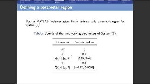 A Brief Tutorial on Quadratic Stability of LPV Model for Biomathematical Systems