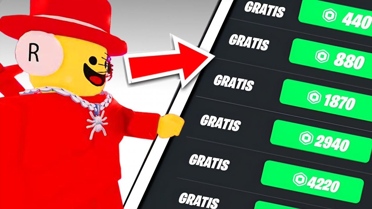 😱 Como CONSEGUIR ROBUX GRATIS en ROBLOX de verdad 2025 🤑 *880 ROBUX ...
