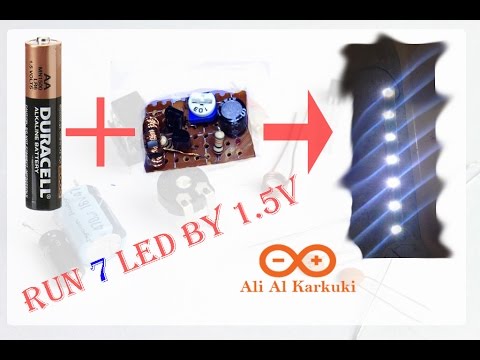 Run 7 led by 1.5v   ( 2 )   