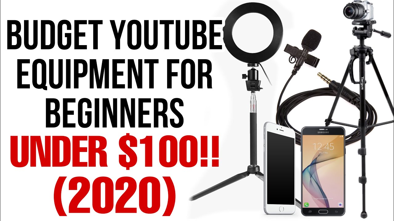 BEST Beginner Equipment To Start A Youtube Channel in 2020 Audio + Lighting Under 100