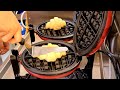 오세득 셰프에게 전수받은 깔끔한 진주 길거리음식들 Croissant waffles and 6 different street foods - Korean street food