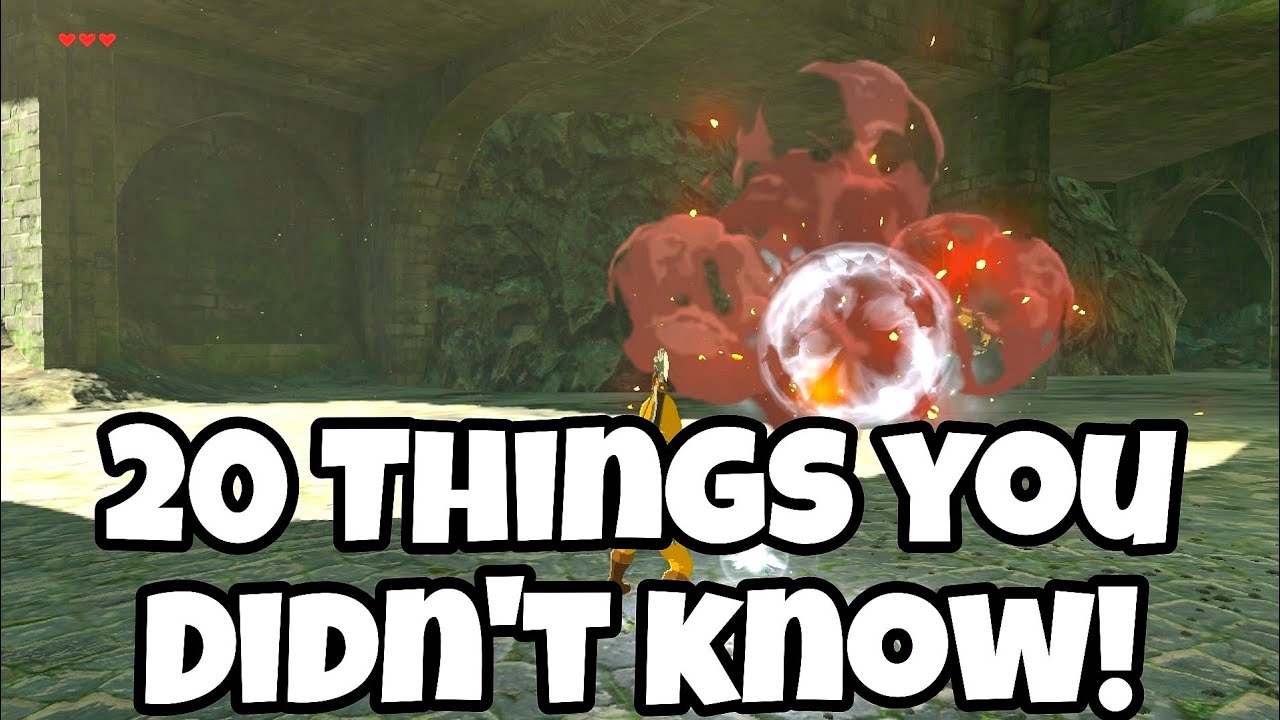 20 things YOU didn't know about BotW! YouTube 20 things YOU didn't know about BotW! YouTube