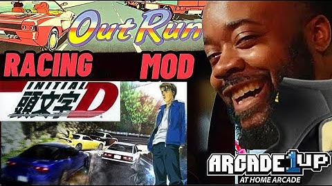 Arcade1up OutRun Buy Stuff Arcades Racing Kit GAMES- Initial D