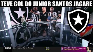 BOTAFOGO 2 X 1 LDU TEVE GOL DO JUNIOR SANTOS JACARE! COMENTARISTAS ELOGIAM O ATACANTE DO FOGÃO