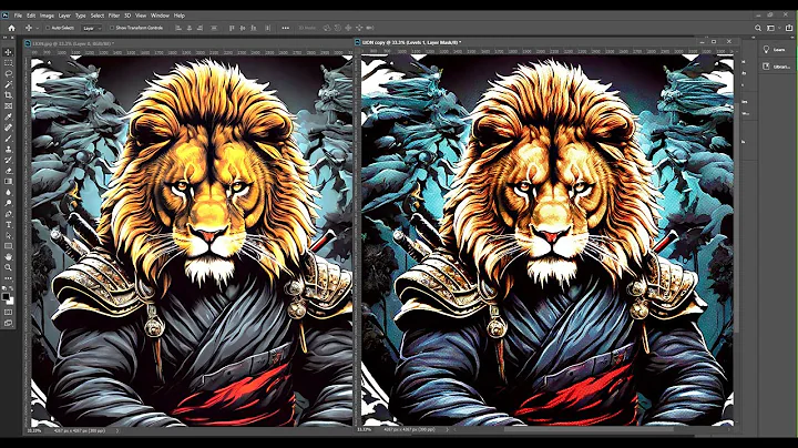 Halftone for White tshirt DTG & DTF Printing in Photoshop Tutorial