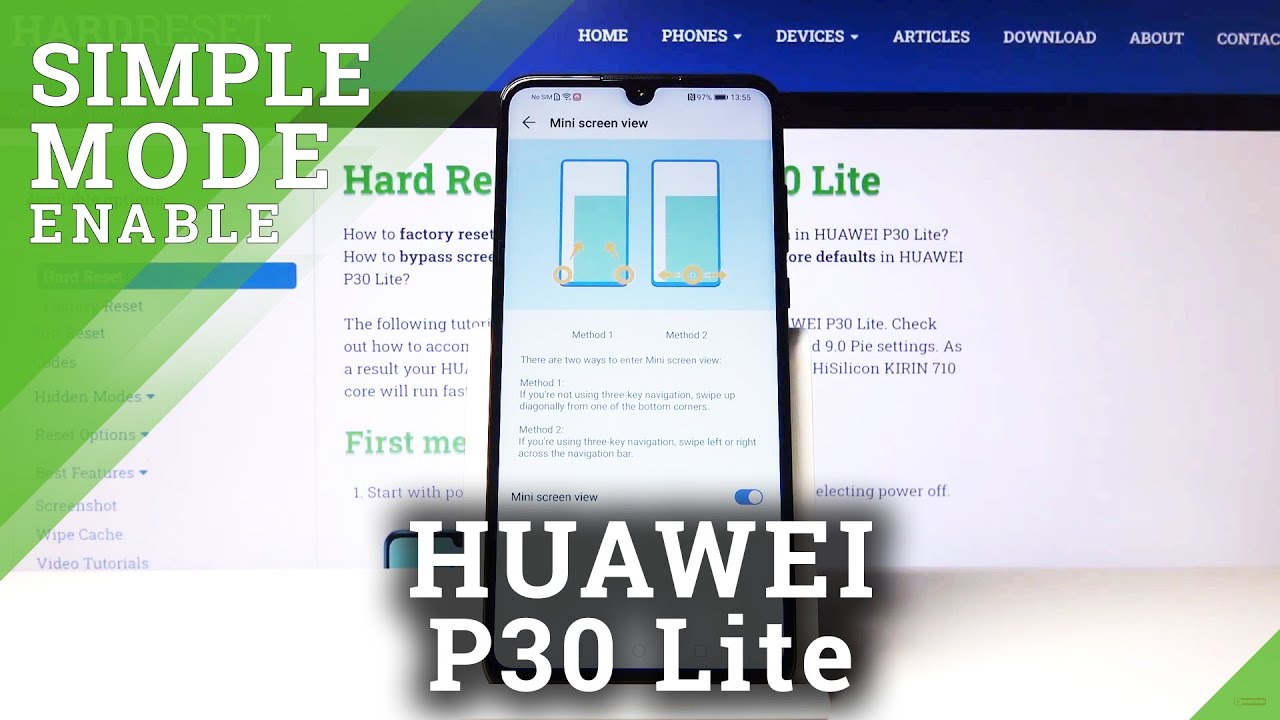 Huawei P30 Lite Always On Display Aktivieren How to Activate One Hand Mode on Huawei P30 Lite - Resize Android