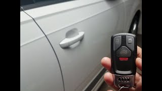 Audi key fob battery replacement, issue and fix.