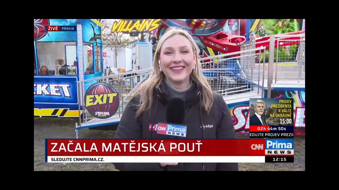 Odstartovala Matějská pouť 2026 (CNN Prima News)