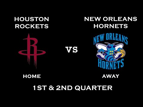NBA 2K10 Gameplay Houston Rockets Vs New Orleans Hornets 1st 2nd Quarter
